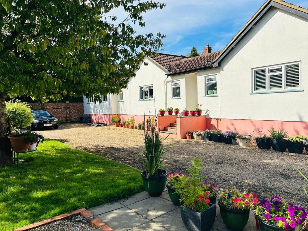Cozy Double Bedroom In Stunning Bungalow On River Thames - Near Thorpe Park/Royal Holloway University/20Mins From Heathrow Staines-upon-Thames Eksteriør billede